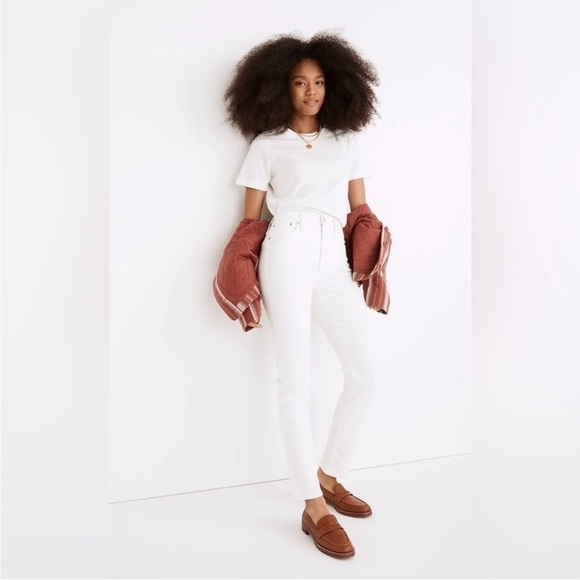 Madewell The Perfect Vintage Jeans White Size 27 A14 - Picture 1 of 8
